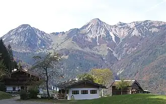 Geigelstein, gesehen von der Streichenkapelle