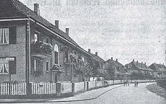 GBWG Freistatt, Pestalozzistrasse, Nordseite, 1932