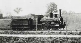 Baugleiche B1-Schlepptenderlokomotive der Hessischen Ludwigsbahn