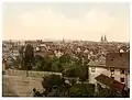 Blick über Kassel um 1900, Photochrom