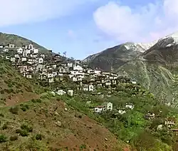 Foto von Sergei Michailowitsch Prokudin-Gorski, 1912. Selbe Blickrichtung nach Nordwesten wie Titelbild