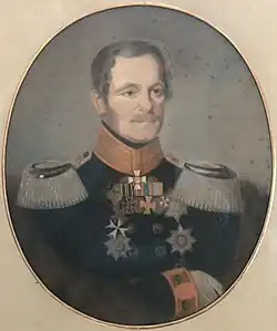 Porträt Generalleutnant Friedrich Wilhelm von Rauch