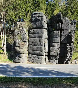 Hefekloßfelsen am Brandberg