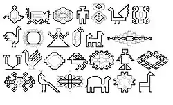 Rektilineare oder geometrische Muster