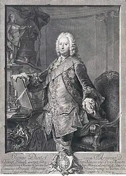 Georg Dietloff von Arnim-Boitzenburg (1679–1753), Kriegs- und Justizminister, dirigierender Minister in Preußen