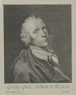 Georg Wilhelm Bauernfeind, Zeichner und Kupferstecher