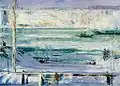 George Bellows: Snow-Capped River