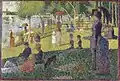 Georges Seurat: Studie zu Ein Sonntagnachmittag auf der Insel La Grande Jatte 1884