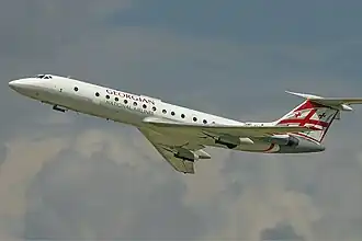 Tupolew Tu-134 der früheren Georgian National Airlines