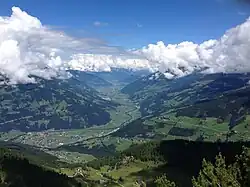 Ausblick auf das Zillertal