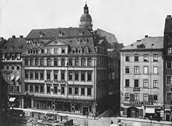 Steckner-Passage, Haus Nr. 2, um 1875 heute hier Thomaswiese