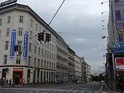 Bei der Mariahilfer Straße gegen Südosten
