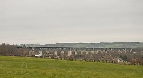 Gesamtansicht des Viadukts aus nordöstlicher Richtung