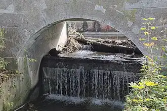 Gewässerkreuzung von Würmkanal und Kalterbach erbaut im 17. Jahrhundert