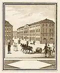 Gewandgäßchen mit Ratsbibliothek (1830)