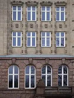 Fassadendetail Ost 2. Bauabschnitt