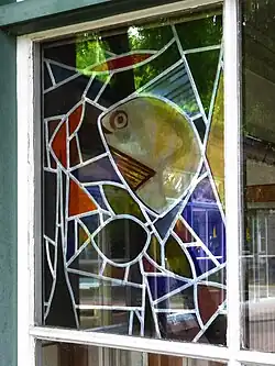 Gian Casty (1914–1979) Glasfenster 1951. Schulhaus Neubad (Süd)