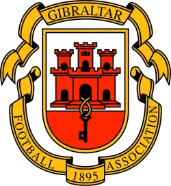 Logo des Gibraltarischen Fußballverbandes