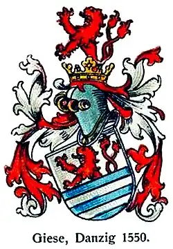 Wappen der Familie Giese