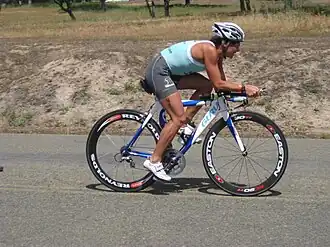 Gina Kehr im Wildflower Triathlon, 2009