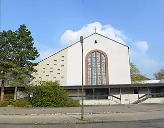 Sancta Familia, Westansicht
