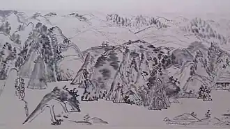 Auszug aus der Kumano-Bildrolle (熊野勝景図巻)