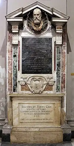 Grabmal für Annibale Caro, 1566