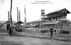 Die Glashütte ca. 1900