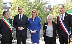 Gisela Stang bei einem Empfang am Hofheimer Rathaus im Jahr 2015.