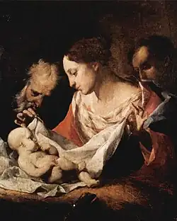 Museo Cantonale d’arte: Giuseppe Antonio Petrini, La Sacra Famiglia