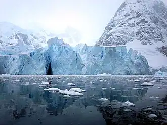 Mündung des Suárez-Gletschers