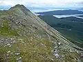 Auf dem Gipfelgrat des Glamaig, Blick nach Nordosten