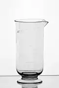 Rührglas mit Skala (ursprünglich ein Messbecher für Apotheker)
