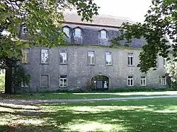 Schloss Gleina, Parkseite