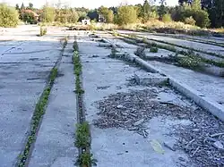 Ehemalige Endstelle der Bockerlbahn und Umladestelle auf die Salzburger Lokalbahn (2010)