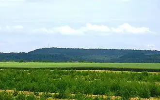 Blick von Süden zur Glessener Höhe