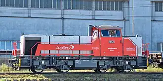 Eine D 75 BB bei LogServ in Linz