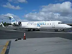 Eine Bombardier CRJ200 der go! am Honolulu International Airport