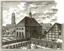 Reformierte Kirche Göttingen (Stich von etwa 1753)