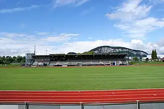 Blick in das Möslestadion (Juni 2020)