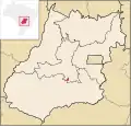 Lage von Aragoiânia in Goiás
