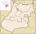 Lage von Campos Verdes in Goiás