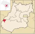 Lage von Doverlândia (Goiás)