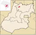 Lage von Mutunópolis in Goiás