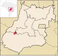 Lage von Palestina de Goiás