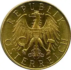 25 Schilling Rückseite