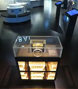 Barren der Goldreserve zum Anfassen