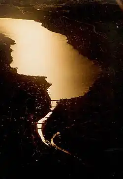 Blick über Limmat und Zürichsee nach Süden