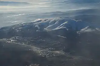 Antennen auf dem Golesh im Winter