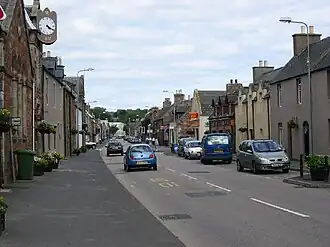 Stadtansicht von Golspie